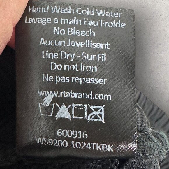 RtA Black‎ Sporte Track Pants Joggers Edgy Zipper Womens Size XS High Waist Y2K - Picture 13 of 16